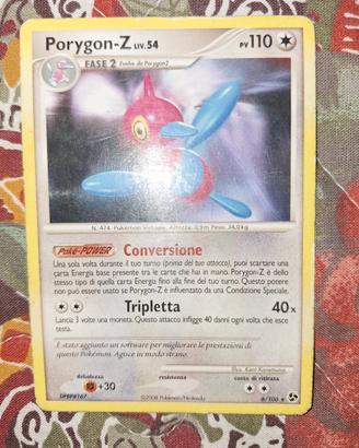 carta pokemon porygon-z rara
