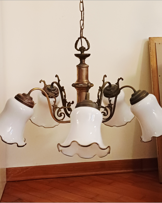 Lampadario a sospensione vintage in stile retrò