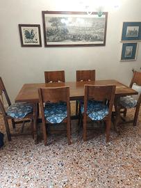 Tavolo fratino in legno massello + sedie 