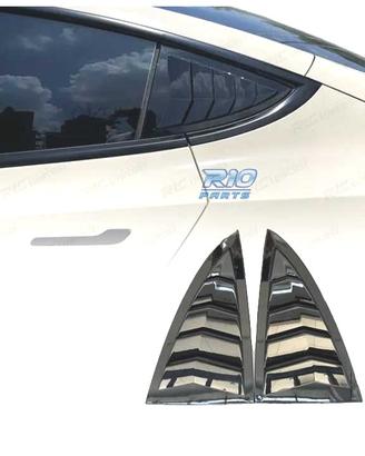 COPRI VETRI LATERALI TESLA MODEL 3 17-20 LOOK NERO
