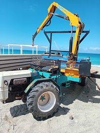 Motoagricola bertolini 30cv con gru