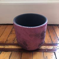 Vaso in ceramica viola