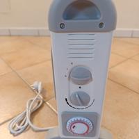 Stufetta elettrica da interni grigio/bianca