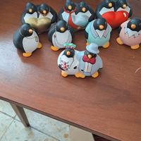 PINGUINI  IN CERAMICA 