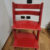 Seggiolone Stokke rosso