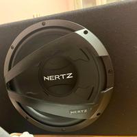 subwoofer e amplificatore hertz 