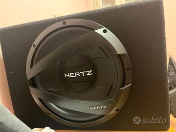 subwoofer e amplificatore hertz 