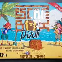 Gioco in scatola per bambini "ESCAPE BOX - PIRATI"