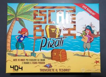 Gioco in scatola per bambini "ESCAPE BOX - PIRATI"
