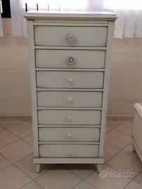 CASSETTIERA STRETTA CON 7 CASSETTI