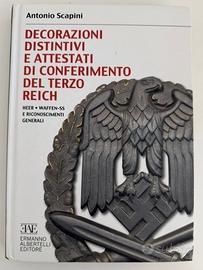 Libro Decorazioni Distintivi e Attestati 3o Reich