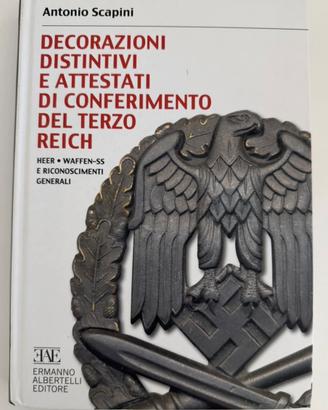 Libro Decorazioni Distintivi e Attestati 3o Reich