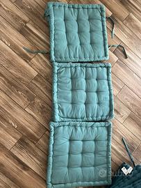 Cuscino a pavimento 3 pezzi