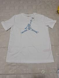 Jordan Big Kids' Plaid Jumpman T-Shirt 'White'