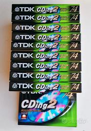 TDK CDing2 74 - 10 Musicassette Vintage