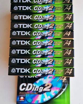 TDK CDing2 74 - 10 Musicassette Vintage