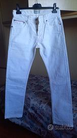 Moncler jeans bianchi uomo/ragazzo
