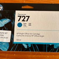 Cartuccia di Inchiostro HP 727 (130ml) Ciano