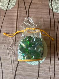 Pietre di vetro per acquario vasi