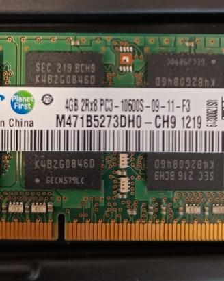 RAM Samsung 4GB DDR3 (Verde)