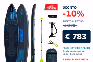 ULTIMO SUP Jobe Duna 11.6 completo di accessori