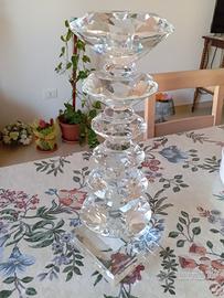 candeliere in vetro e cristallo 
