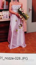 Abito cerimonia/sposa lilla 