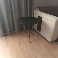 TAVOLO TAVOLINO VETRO TEMPERATO ACCIAIO DESIGN