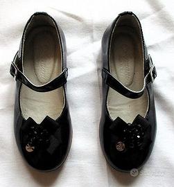 Ballerine nero lucido Armani Junior taglia 25