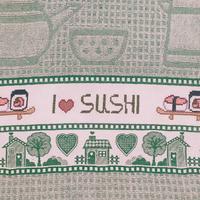 asciugamano i love sushi 