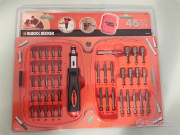 set cacciavite a cricchetto con 45 inserti 