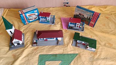 Lotto 5 modellini Hoffmann HO per paesaggi treni