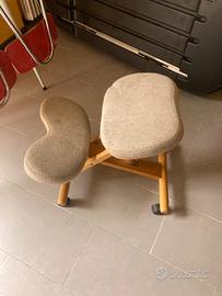 Sedia Sgabello posturale ergonomico ortopedico