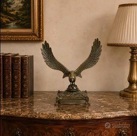 aquila fascista in bronzo ventennio 