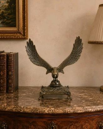 aquila fascista in bronzo ventennio 