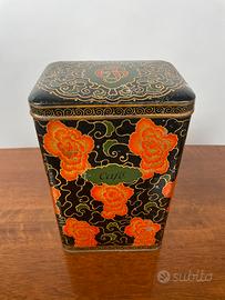 Scatola Latta Vintage Caffè J. Gualini Zurigo ‘30