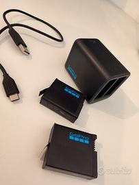Caricabatteria + 2 Batterie Enduro GOPRO HERO 13