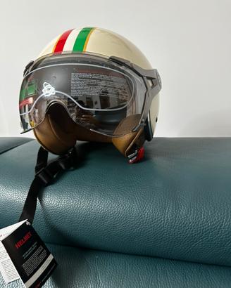 Casco moto retro vintage italia Tg. M cafe racer