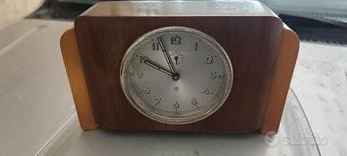 Sveglia Vintage Anni '50 '60 Cassa in legno 100% o