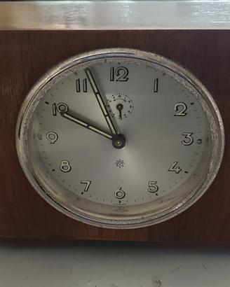 Sveglia Vintage Anni '50 '60 Cassa in legno 100% o