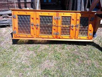 pensile da cucina in stile alpino