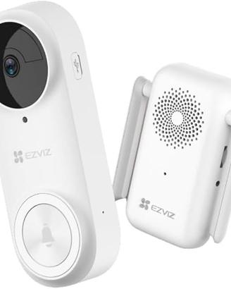 VIDEOCITOFONO EZVIZ DB2 RICARICABILE WIFI REGISTRA