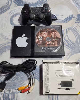 Sony Playstation 2 Slim nera + gioco
