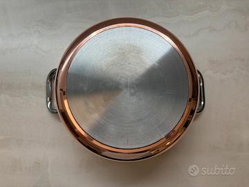 Pentola Agnelli per induzione in rame