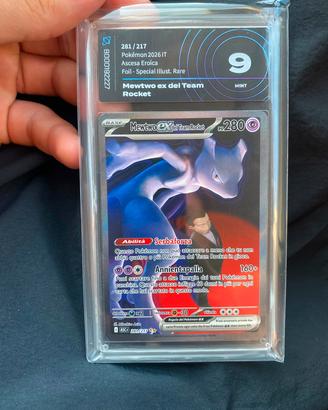 Mewtwo ex del Team Rocket 281/217 - Grading 9 