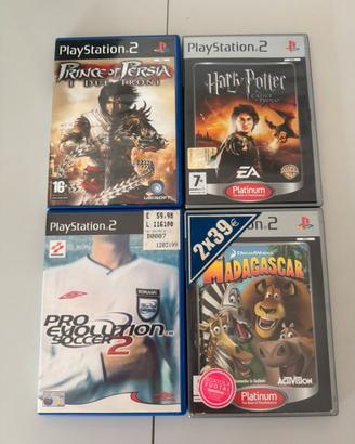 Lotto 4x giochi per PlayStation 2