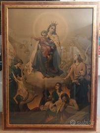 Quadro Madonna del Carmine