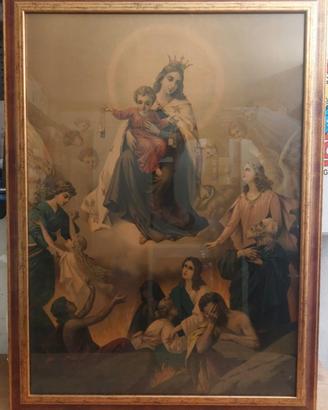 Quadro Madonna del Carmine