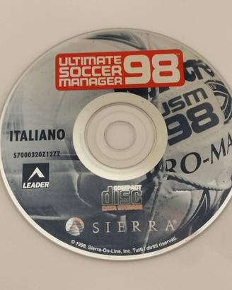 Ultimate Soccer Manager 98 PC CD-ROM ITA LeaderRe