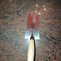 cazzuola o cazzuolino a punta quadra Ancora